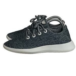 WOMENS ALLBIRDS WOOL RUNNERS ATHLETIC SHOES SIZE 9 GRAY BLACK NICE